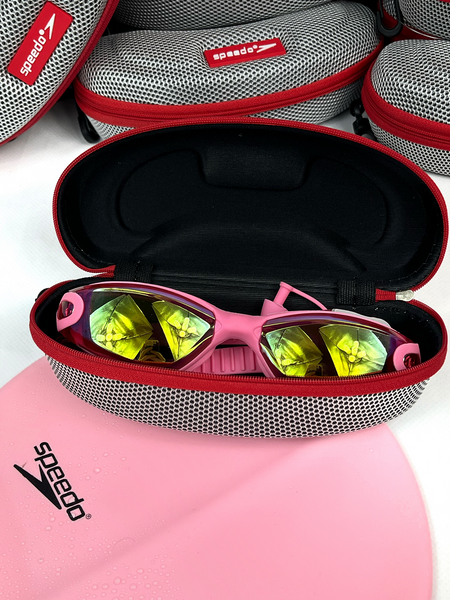 Окуляри для плавання Speedo AquaEar з берушами Рожеві SP03 фото