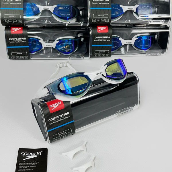 Окуляри для плавання Speedo Fastskin 3D Mirror Білі SP004 фото