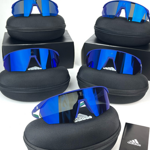 Спортивні сонцезахисні окуляри Adidas SP076 Синій SP0076B фото