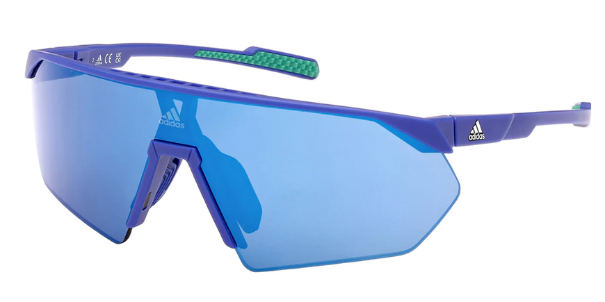Спортивні сонцезахисні окуляри Adidas SP076 Синій SP0076B фото