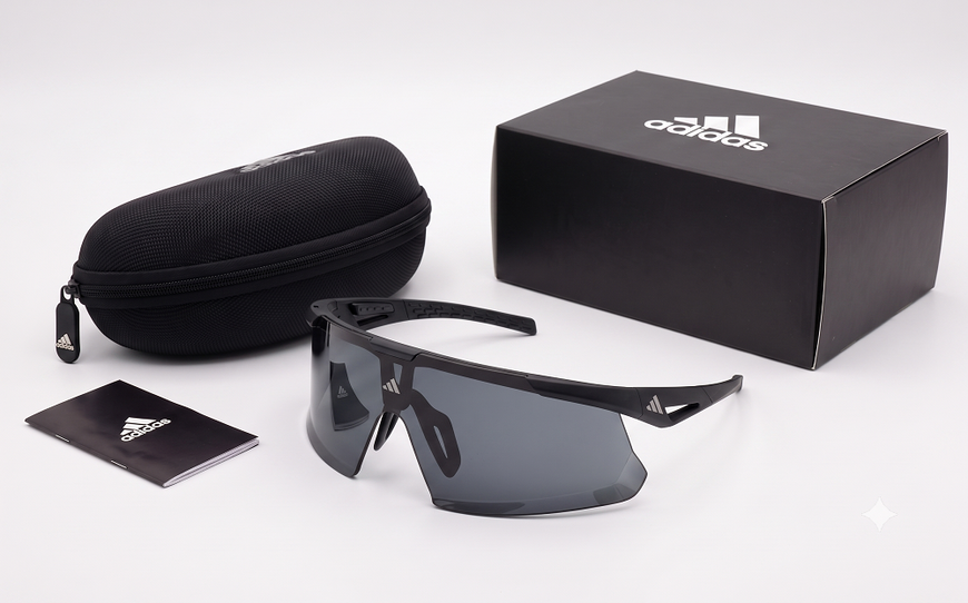 Спортивні сонцезахисні окуляри Adidas SP0106 21A Блекхол SP010621A фото