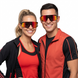 Спортивні сонцезахисні окуляри Adidas SP0106 02L Рубін SP010602L фото 6